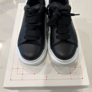 Alexander McQueen White and Black Sneakers